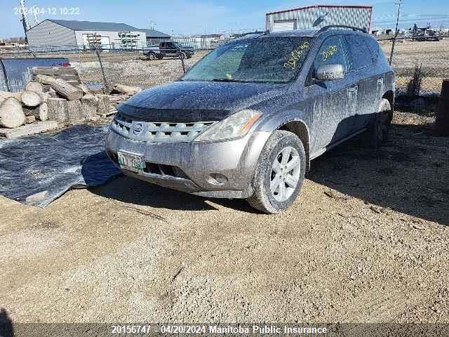 2006 Nissan Murano Se VIN: JN8AZ08W56W533863 Lot: 39242425