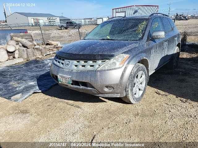 2006 Nissan Murano Se VIN: JN8AZ08W56W533863 Lot: 39242425