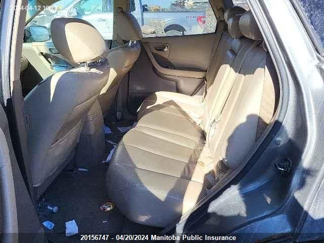 2006 Nissan Murano Se VIN: JN8AZ08W56W533863 Lot: 39242425