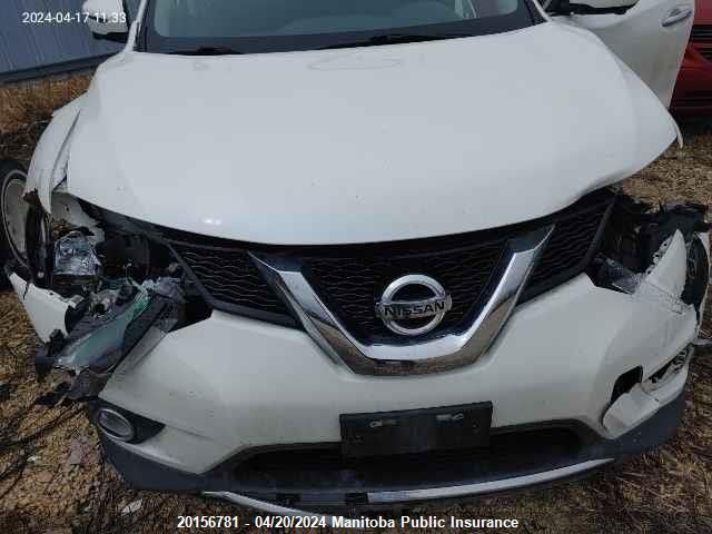 2016 Nissan Rogue Sv VIN: 5N1AT2MV3GC860301 Lot: 20156781