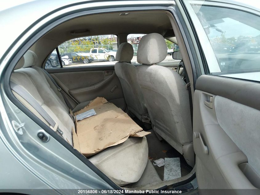 2003 Toyota Corolla Ce VIN: 2T1BR32E63C770643 Lot: 20156806