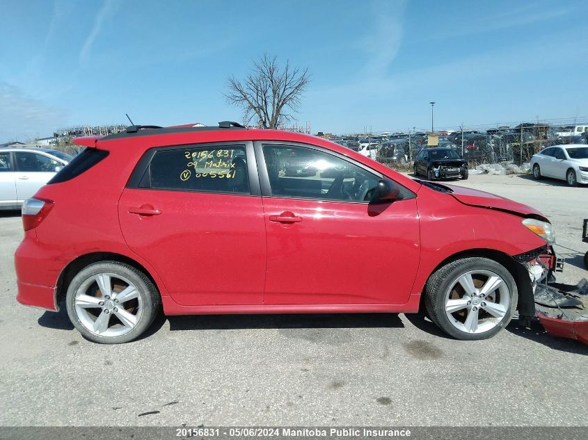 2009 Toyota Matrix Xr VIN: 2T1LE40E29C005561 Lot: 20156831