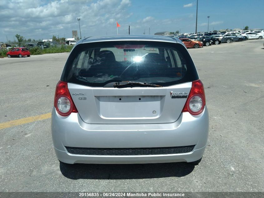 2009 Pontiac G3 Wave Se VIN: KL2TX65E39B323558 Lot: 20156835