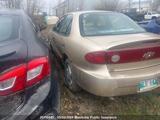 2004 Chevrolet Cavalier VIN: 3G1JC52F84S156790 Lot: 20156845