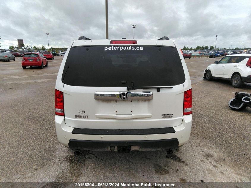 2011 Honda Pilot Touring VIN: 5FNYF4H98BB501590 Lot: 20156894