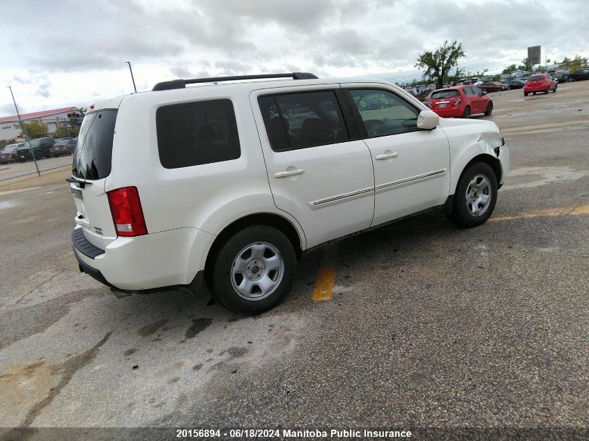 2011 Honda Pilot Touring VIN: 5FNYF4H98BB501590 Lot: 20156894