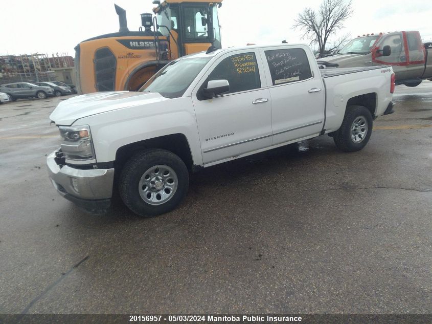 2016 Chevrolet Silverado 1500 Ltz Crew Cab VIN: 3GCUKSEC0GG365617 Lot: 20156957