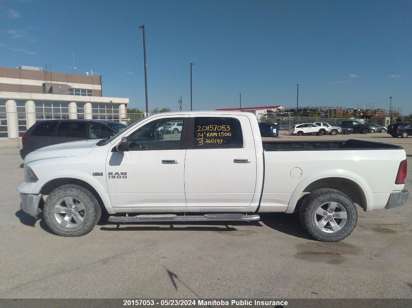 2014 Dodge Ram 1500 Outdoorsman Crew Cab VIN: 1C6RR7TT7ES260197 Lot: 20157053