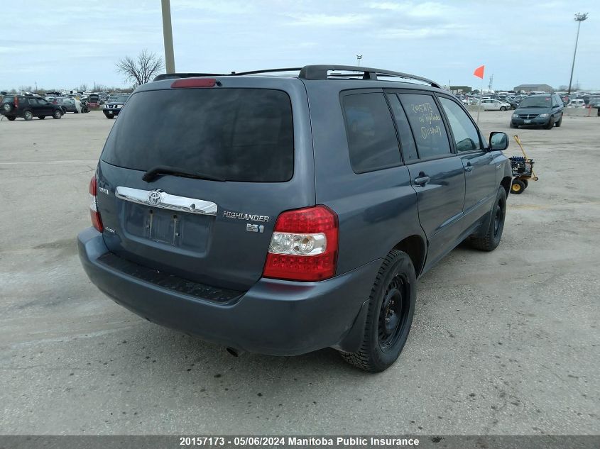 2006 Toyota Highlander Hybrid Limited VIN: JTEEW21A960032084 Lot: 20157173