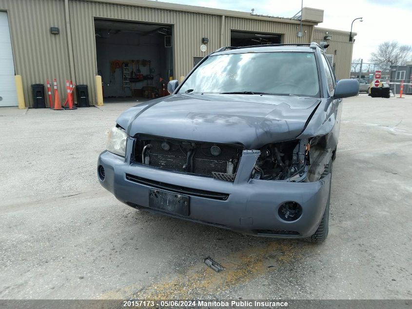 2006 Toyota Highlander Hybrid Limited VIN: JTEEW21A960032084 Lot: 20157173