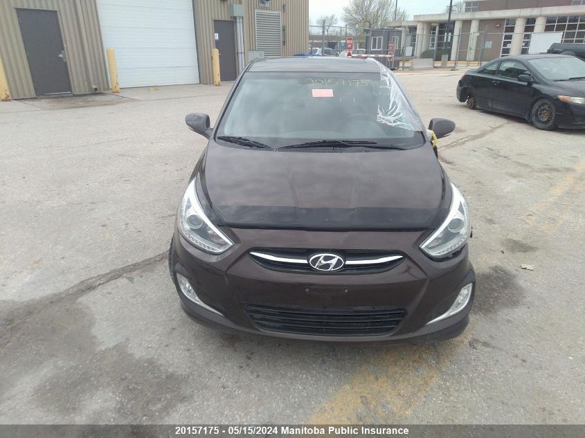 2015 Hyundai Accent Gls VIN: KMHCU5AE6FU226324 Lot: 20157175