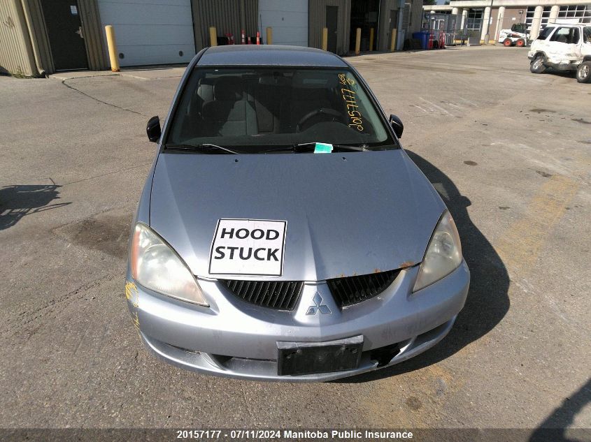 2004 Mitsubishi Lancer Es VIN: JA3AJ26E54U605242 Lot: 20157177