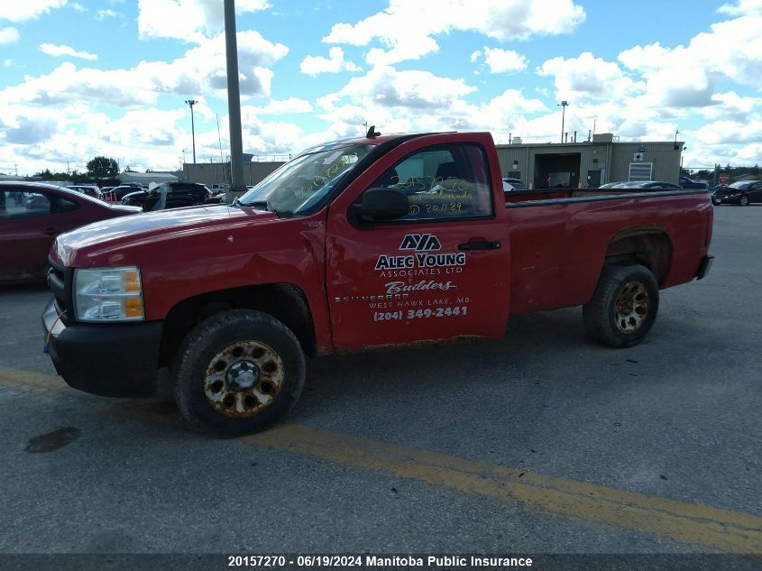 2008 Chevrolet Silverado 1500 Wt VIN: 1GCEC14C08E201189 Lot: 20157270