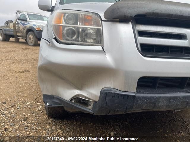 2007 Honda Pilot Ex-L VIN: 2HKYF18667H501486 Lot: 20157340