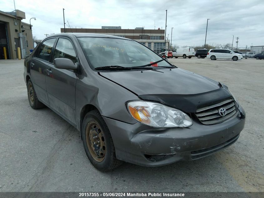 2003 Toyota Corolla VIN: 2T1BR32EX3C760388 Lot: 20157355