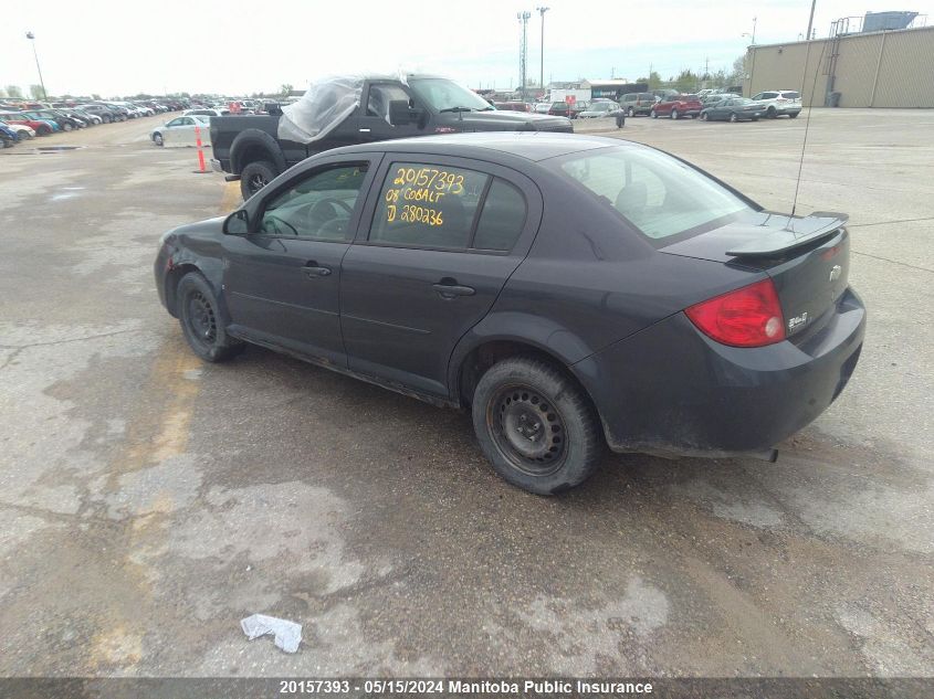 2008 Chevrolet Cobalt Lt VIN: 1G1AL55FX87280236 Lot: 20157393