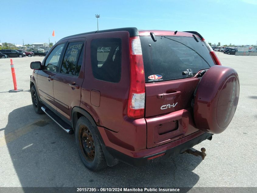 2005 Honda Cr-V Ex-L VIN: JHLRD789X5C813247 Lot: 20157395