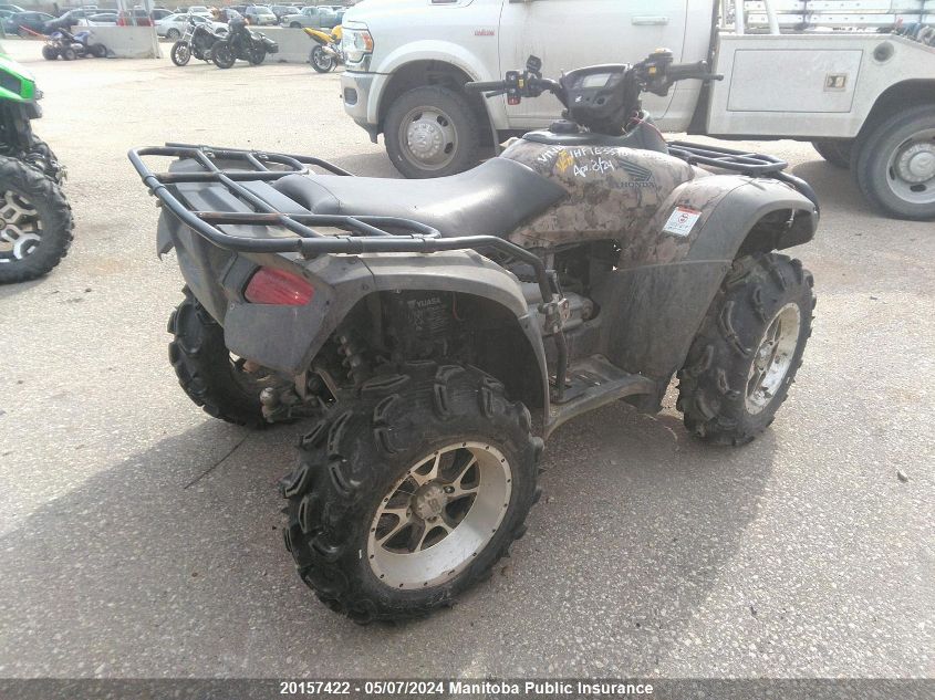 2007 Honda Trx680Fg 4Trax Rincon Gpscape VIN: 1HFTE337874201288 Lot: 20157422