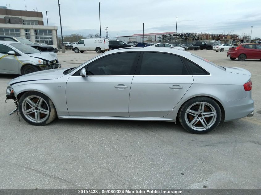 2013 Audi S4 3.0T Quattro VIN: WAUFGCFL5DA127607 Lot: 20157438