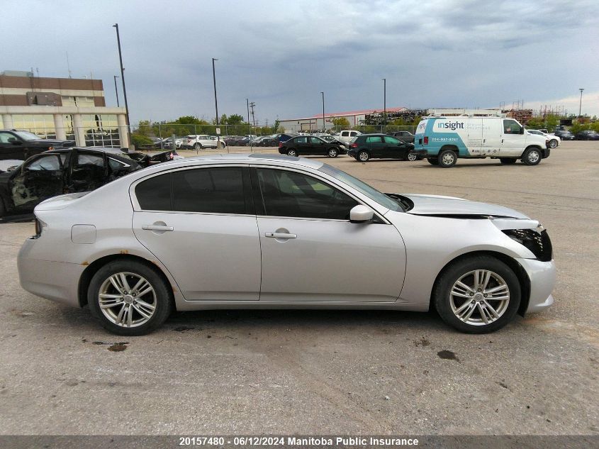 2012 Infiniti G37 X VIN: JN1CV6AR1CM670204 Lot: 20157480