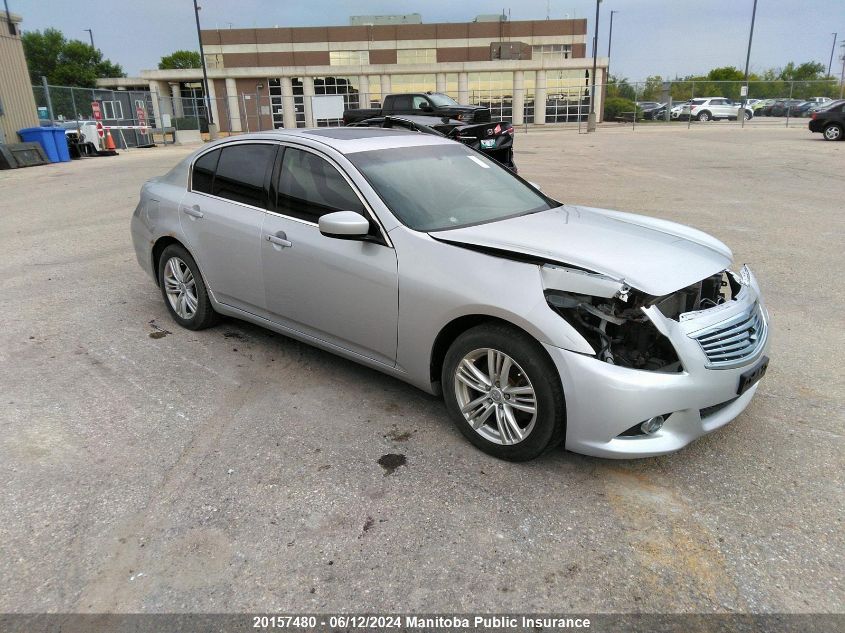 2012 Infiniti G37 X VIN: JN1CV6AR1CM670204 Lot: 20157480