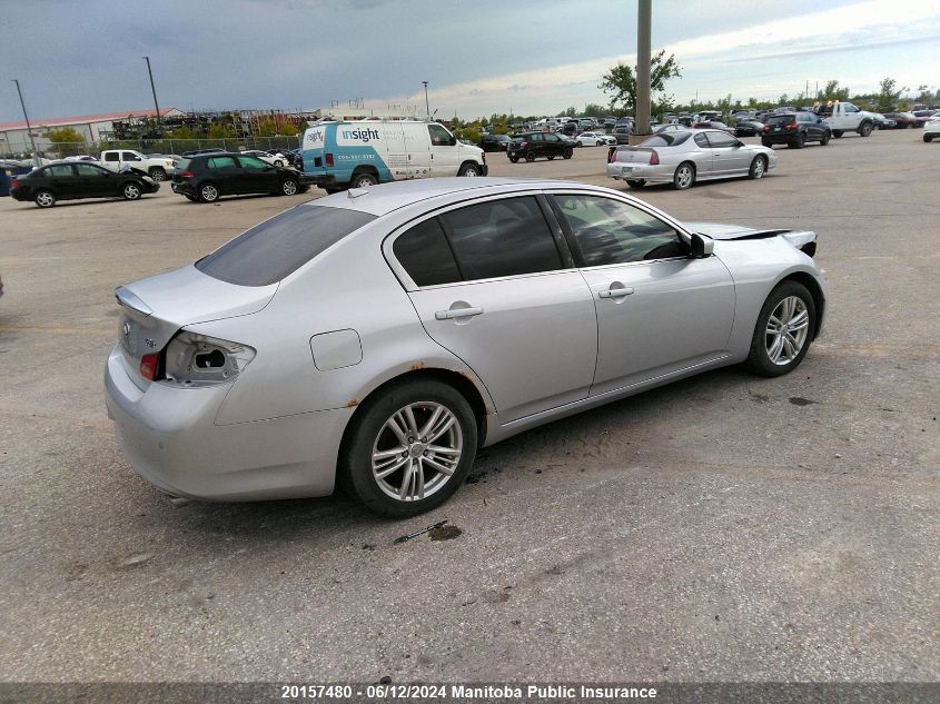 2012 Infiniti G37 X VIN: JN1CV6AR1CM670204 Lot: 20157480