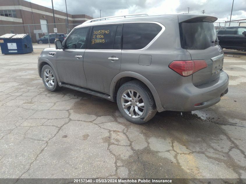 2011 Infiniti Qx56 VIN: JN8AZ2NC6B9301805 Lot: 20157540