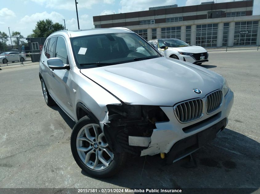 2013 BMW X3 28I VIN: 5UXWX9C51D0A19584 Lot: 20157581