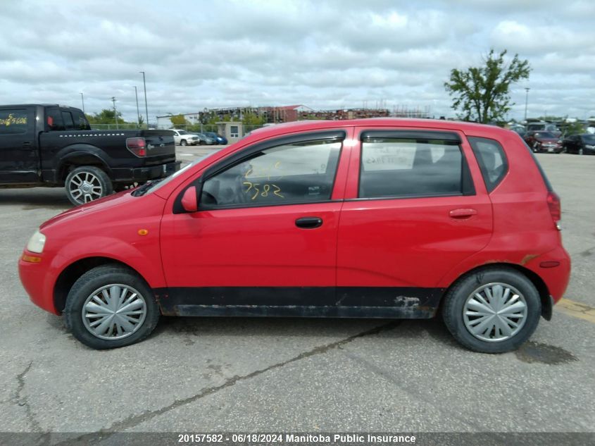 2004 Chevrolet Aveo VIN: KL1TD62684B119065 Lot: 20157582