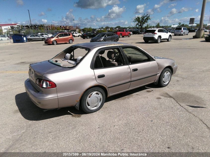 1998 Toyota Corolla Ce VIN: 2T1BR12E8WC721680 Lot: 20157599