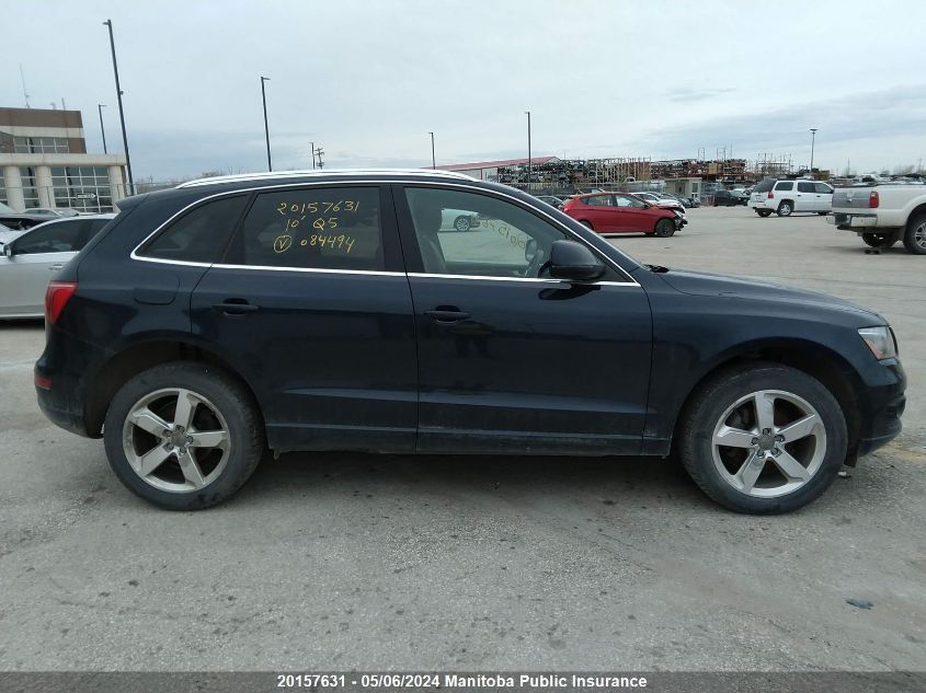 2010 Audi Q5 V6 VIN: WA1LKAFP8AA084494 Lot: 20157631