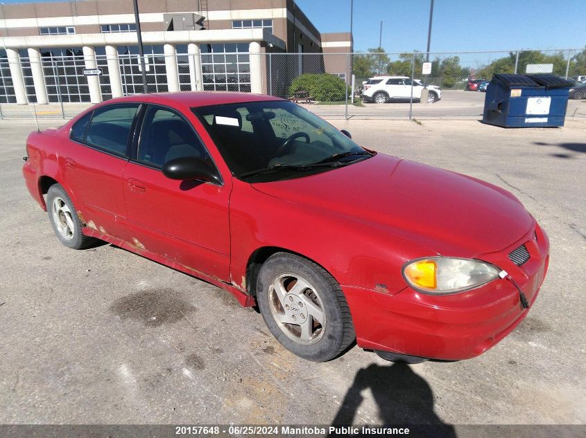 2005 Pontiac Grand Am Se VIN: 1G2NE52E35M196372 Lot: 20157648