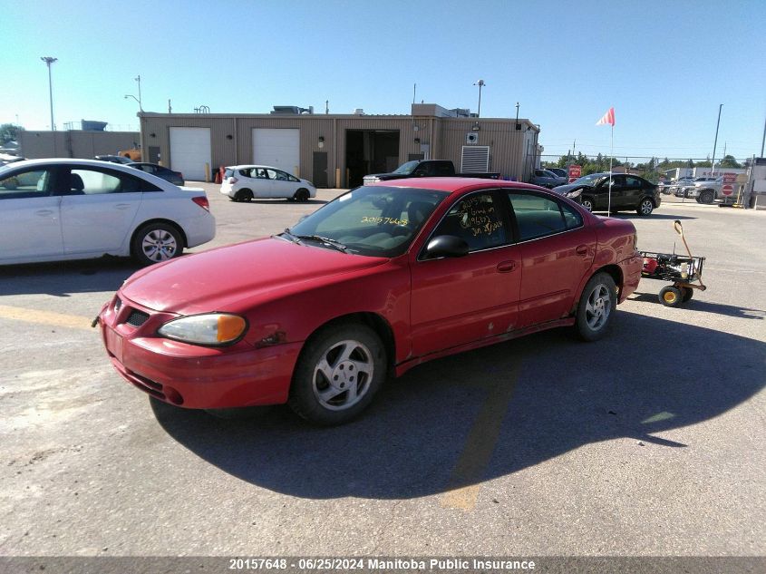2005 Pontiac Grand Am Se VIN: 1G2NE52E35M196372 Lot: 20157648