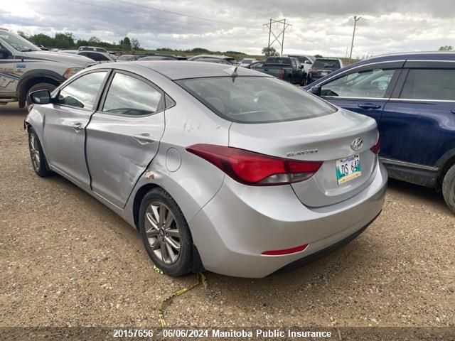 2014 Hyundai Elantra Gls VIN: 5NPDH4AE6EH510892 Lot: 20157656