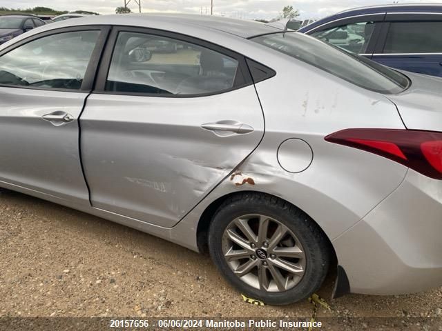 2014 Hyundai Elantra Gls VIN: 5NPDH4AE6EH510892 Lot: 20157656