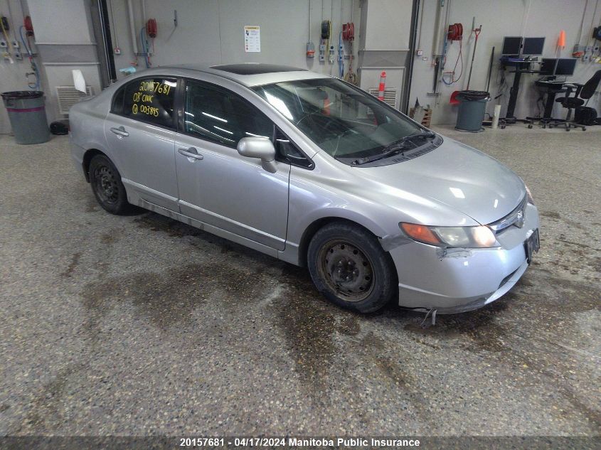 2008 Honda Civic Lx VIN: 2HGFA16548H003895 Lot: 48219454