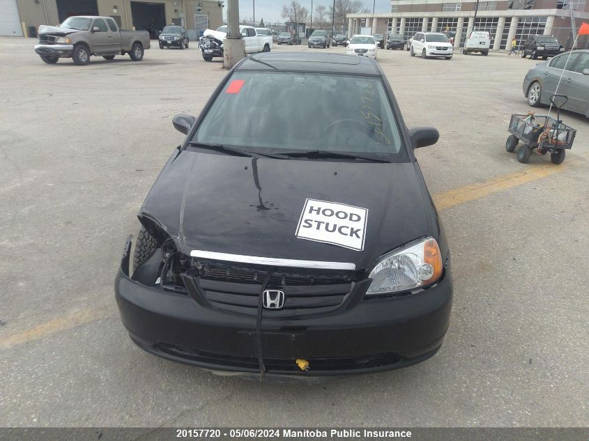 2003 Honda Civic Sport VIN: 2HGES168X3H925096 Lot: 20157720