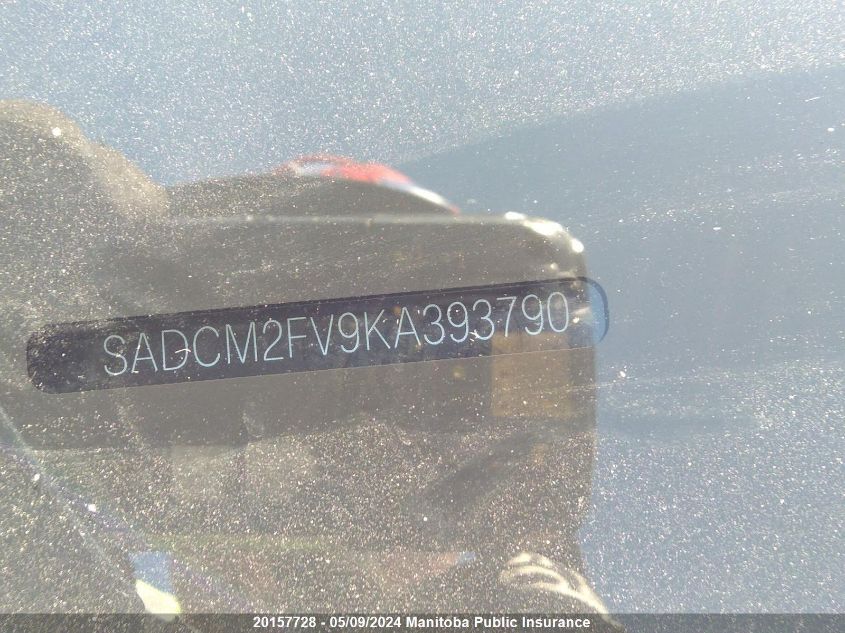 2019 Jaguar F-Pace S VIN: SADCM2FV9KA393790 Lot: 20157728