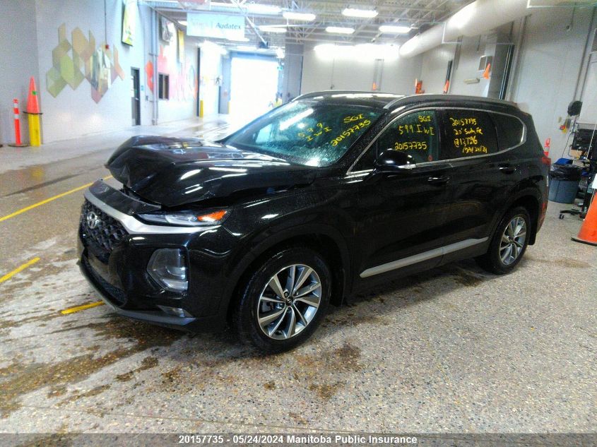 2020 Hyundai Santa Fe Sel/Sel Plus VIN: 5NMS3CAAXLH137296 Lot: 20157735