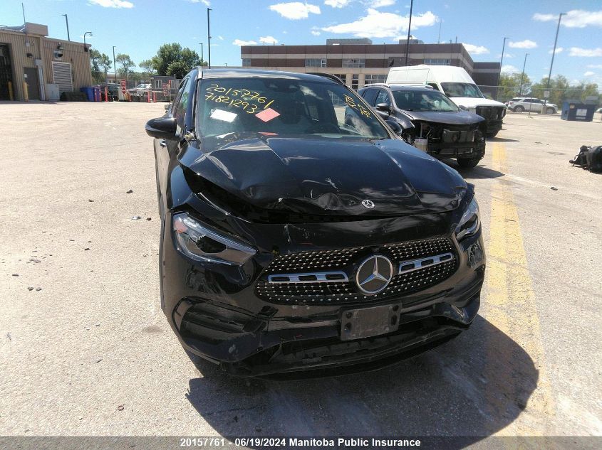 2021 Mercedes Benz Gla250 VIN: W1N4N4HBXMJ299716 Lot: 20157761