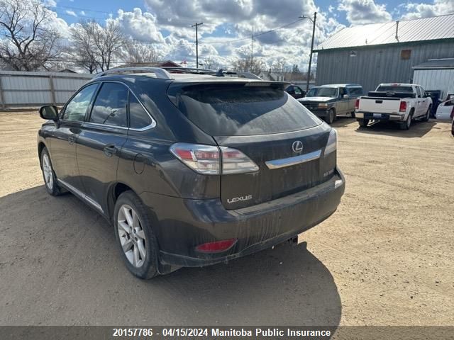 2010 Lexus Rx350 VIN: JTJBK1BA1A2001871 Lot: 39251681