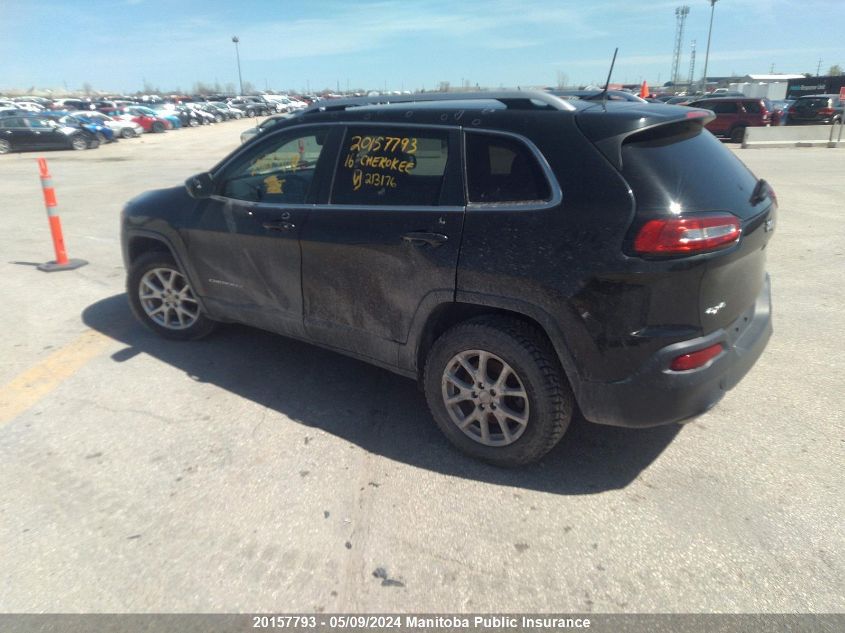 2016 Jeep Cherokee North VIN: 1C4PJMCS5GW213176 Lot: 20157793