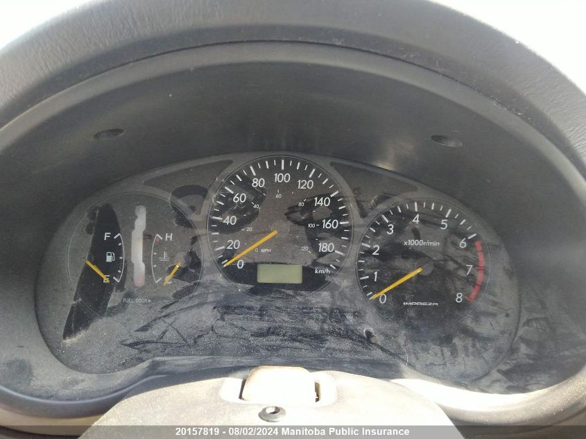 2003 Subaru Impreza Sport 2.5 Ts VIN: JF1GG65573H812912 Lot: 20157819