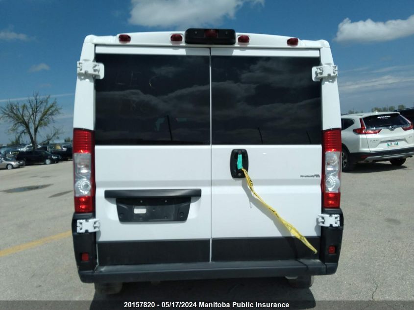 2022 Ram Promaster 2500 Cargo Van VIN: 3C6LRVVG5NE108870 Lot: 20157820