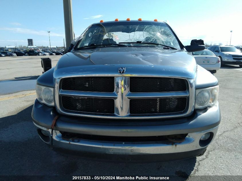 2005 Dodge Ram 3500 Slt Quad Cab VIN: 3D7LS38C55G739624 Lot: 20157833