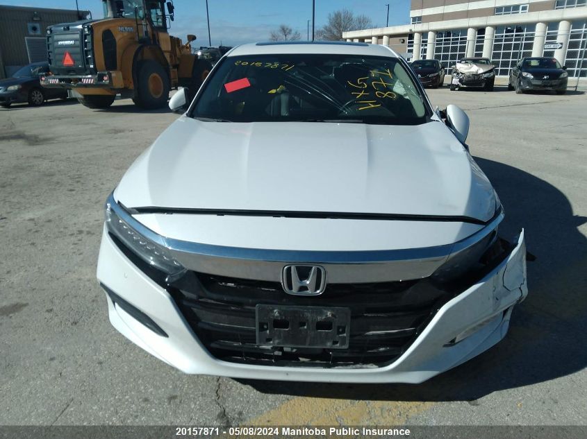 2018 Honda Accord Ex-L VIN: 1HGCV1F99JA802716 Lot: 20157871