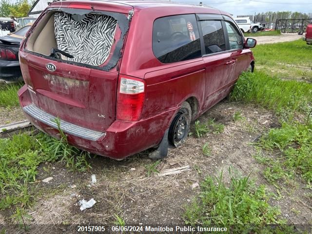 2007 Kia Sedona Lx VIN: KNDMB233176157279 Lot: 20157905