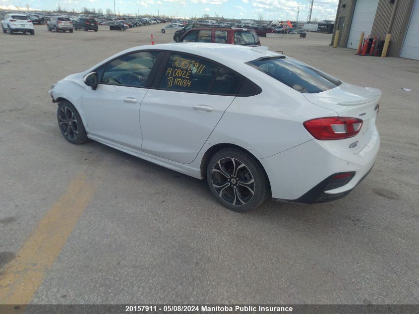 2019 Chevrolet Cruze Lt Turbo VIN: 1G1BE5SM0K7117684 Lot: 20157911