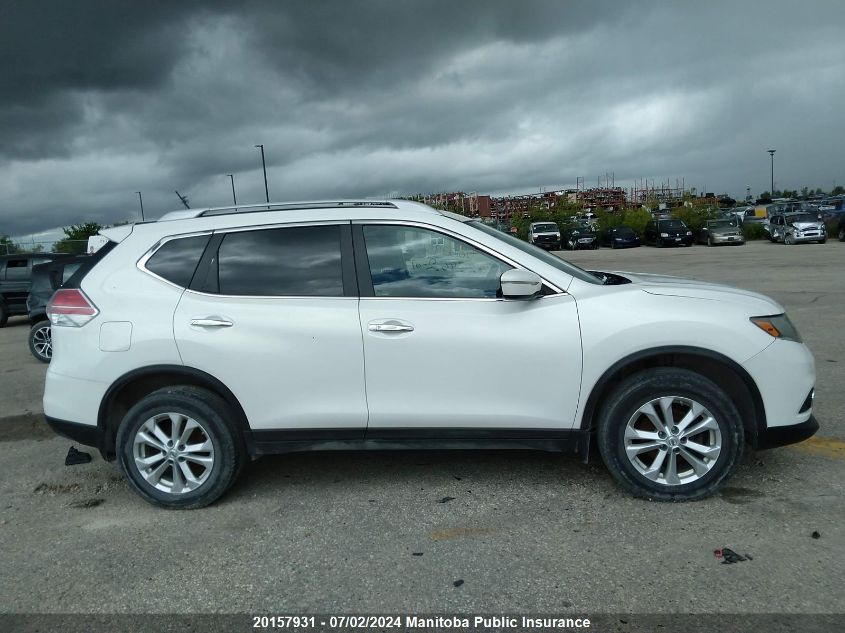 2014 Nissan Rogue Sv VIN: 5N1AT2MV7EC815407 Lot: 20157931