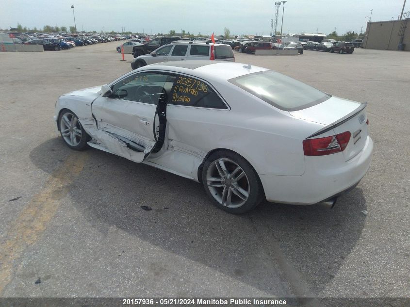 2011 Audi A5 2.0T Quattro VIN: WAUWFBFR4BA051120 Lot: 20157936